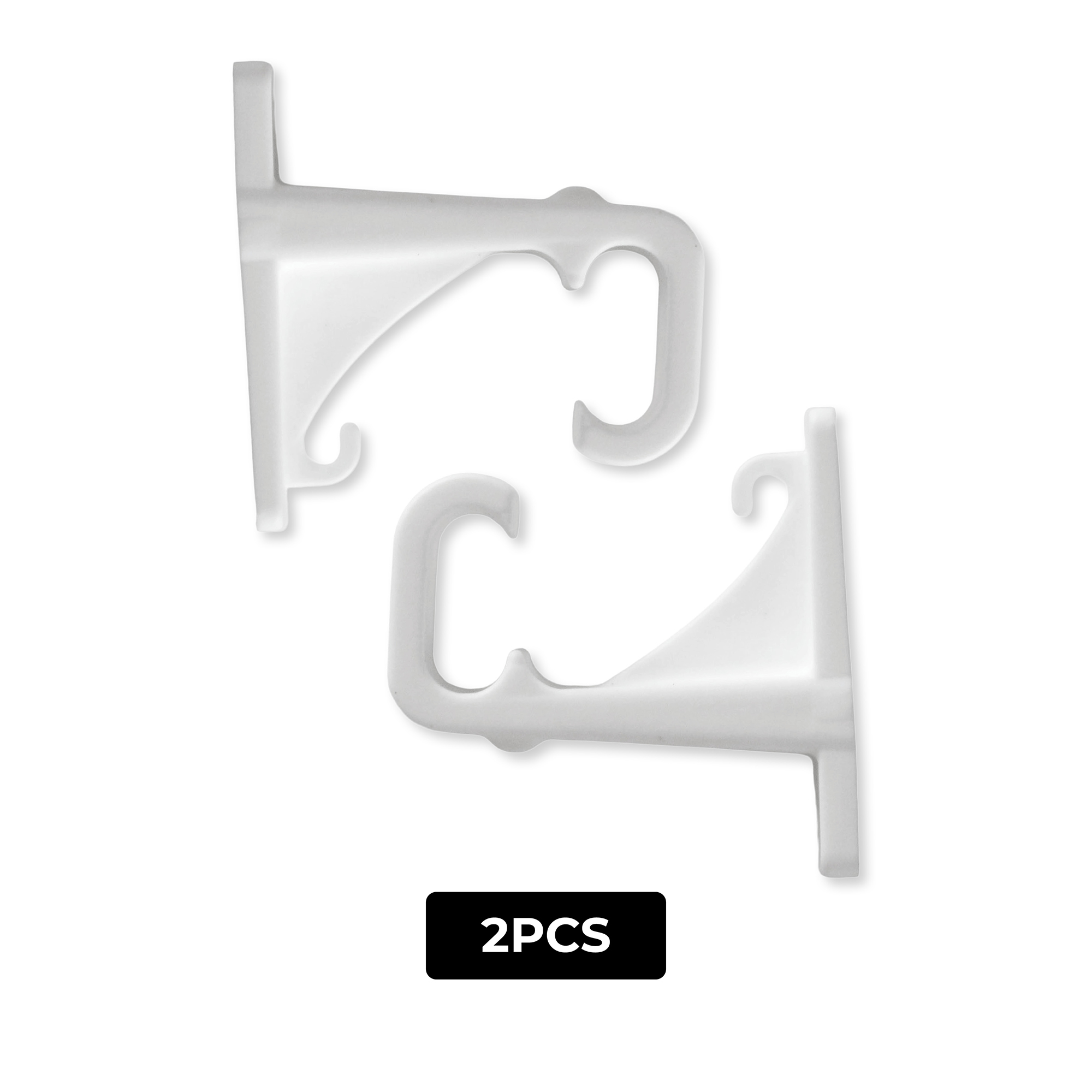 CURTAIN TRACK PLASTIC SINGLE BRACKET - Image 2
