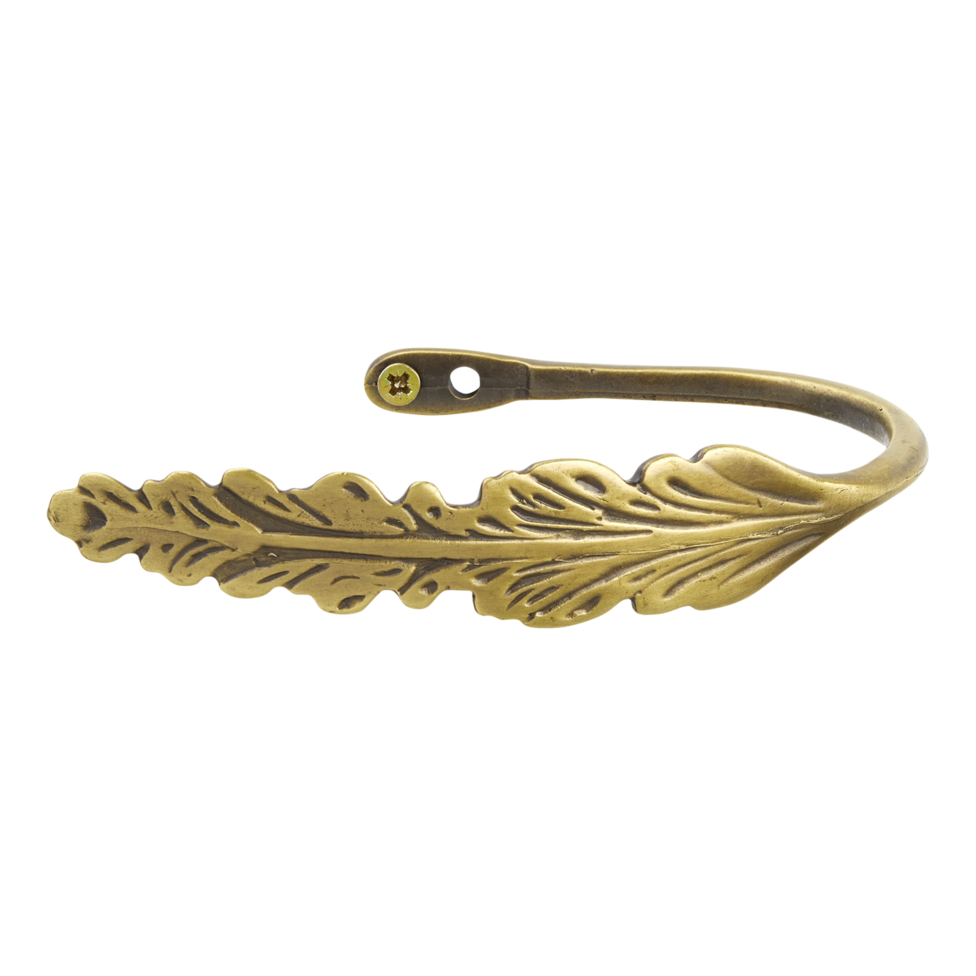 Holdback Leaf U-Arm Brushed Bronze