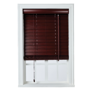 50mm Durawood Venetian Blind Mahogany