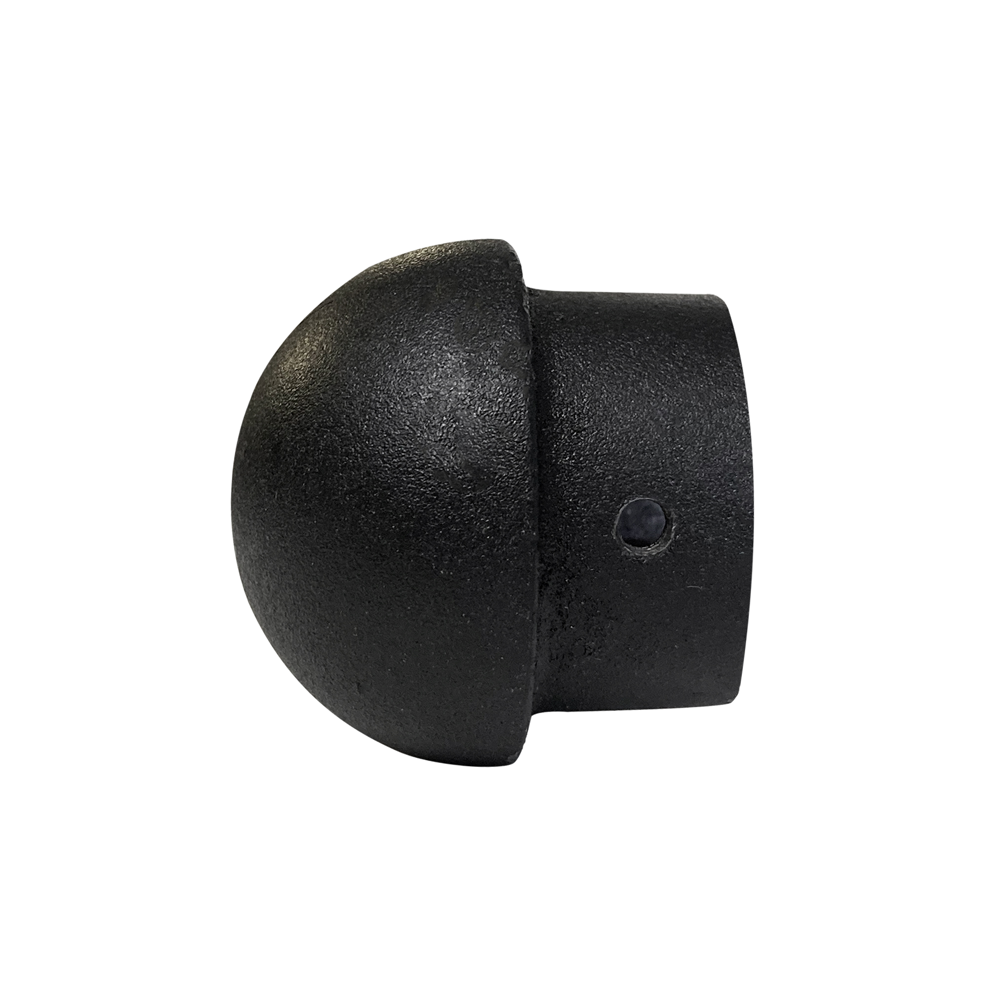 25mm Steel Curtain Rod Dome Finial Black - Image 2