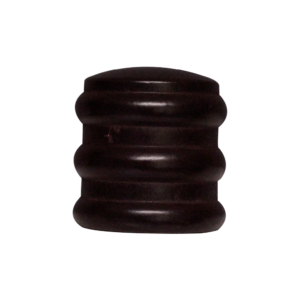 35mm Wood Janet Finial Mahogany
