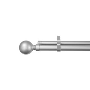 22-25MM FRONT & 16-19MM BACK DOUBLE EPANDING ROD SET SILVER 1.6M-3.0M