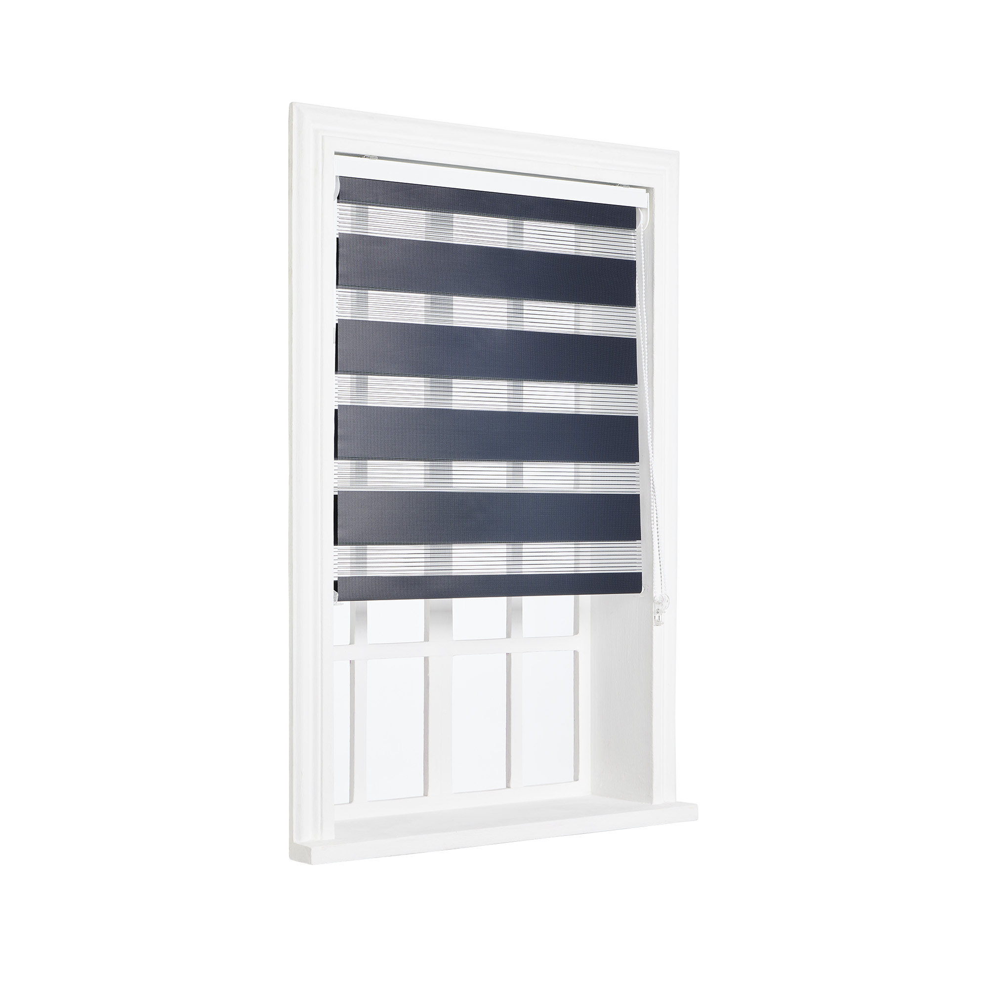 Zebra Roller Blind | Dark Grey