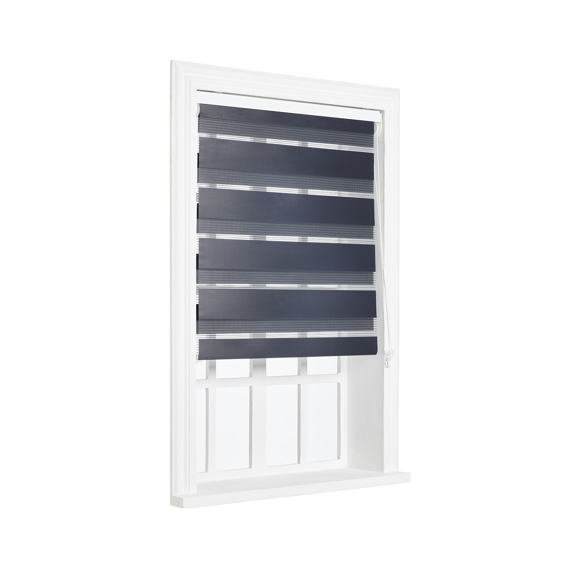 Zebra Roller Blind | Dark Grey