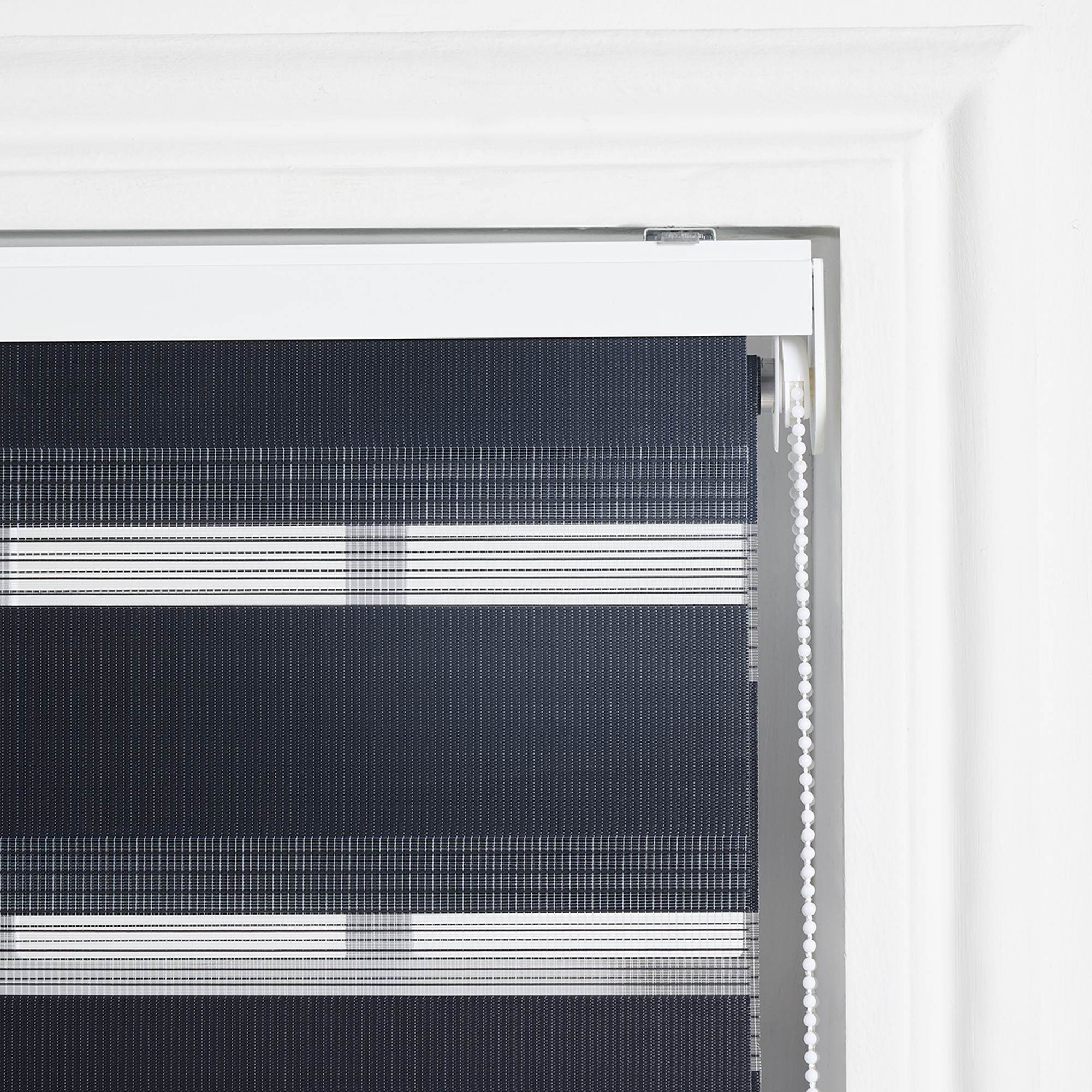 Zebra Roller Blind | Dark Grey
