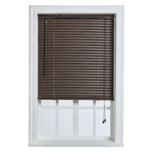 25mm PVC Venetian Textured Blind Espresso