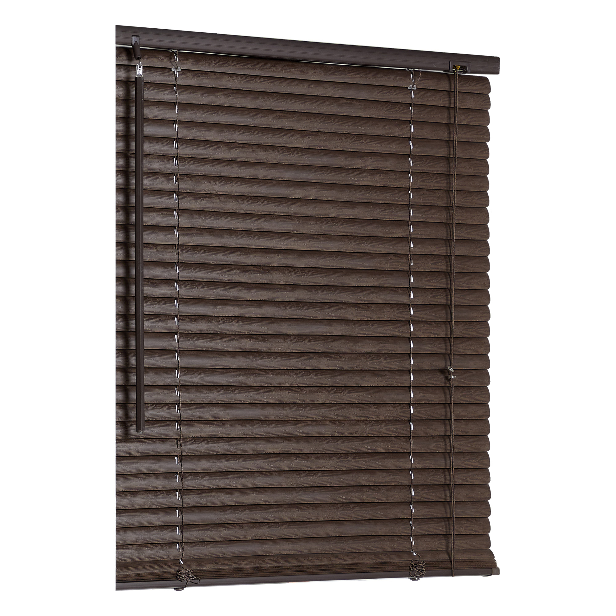 25mm PVC Venetian Textured Blind Espresso - Image 4