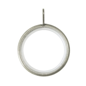 19mm Metal Rings Brushed Silver